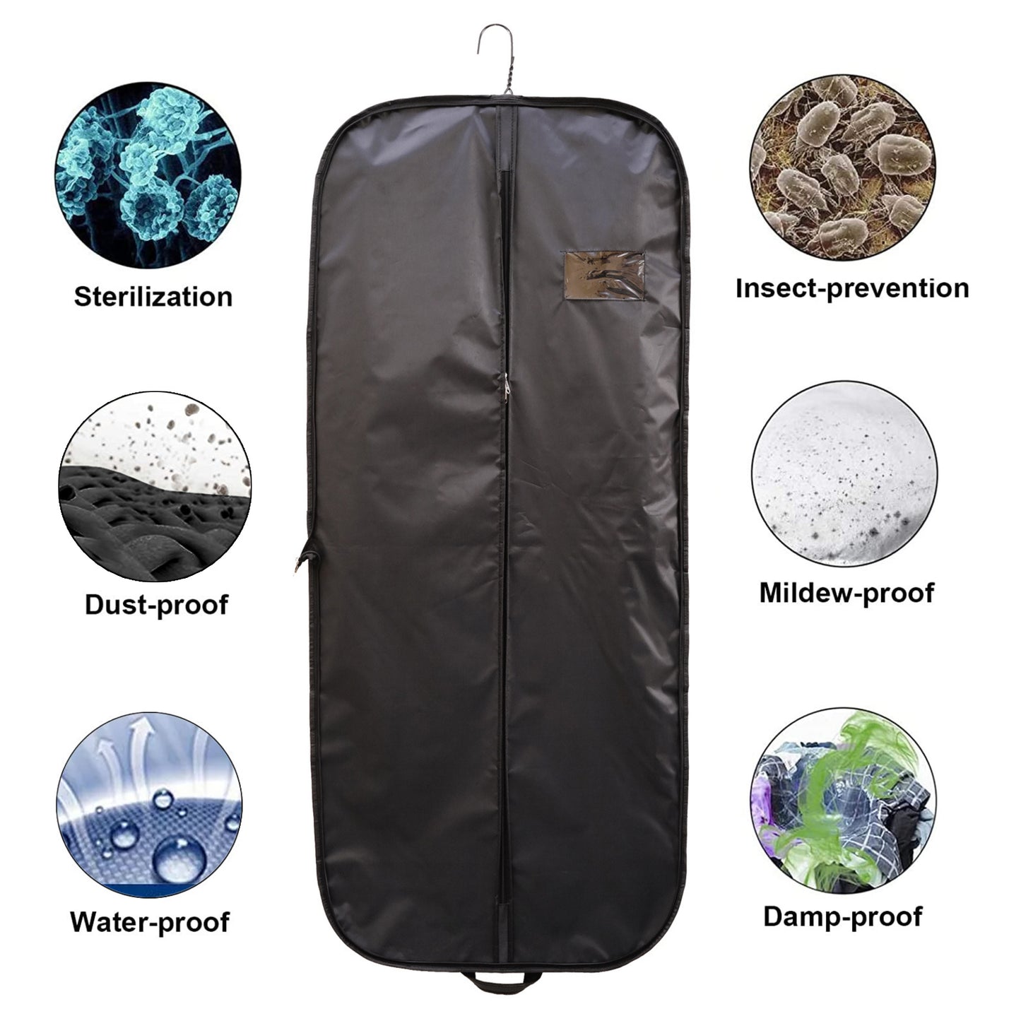 Nylon Long Dress Cover Bag