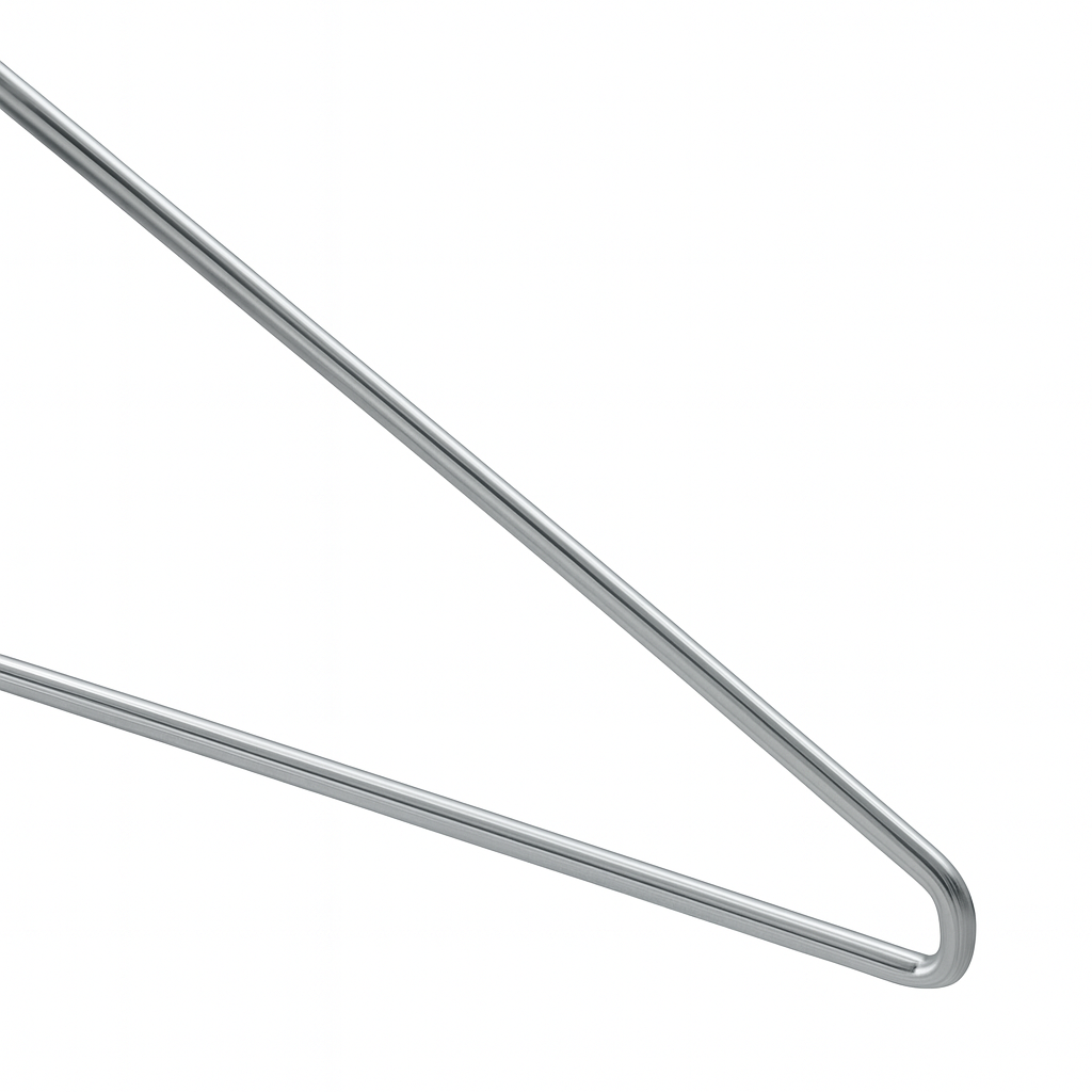 Galvanised Metal Coat Hangers - Plain