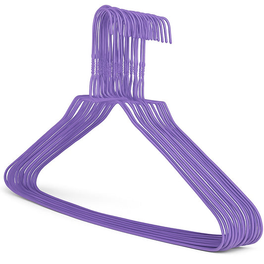 Purple Metal Shirt Hangers - 14.5G