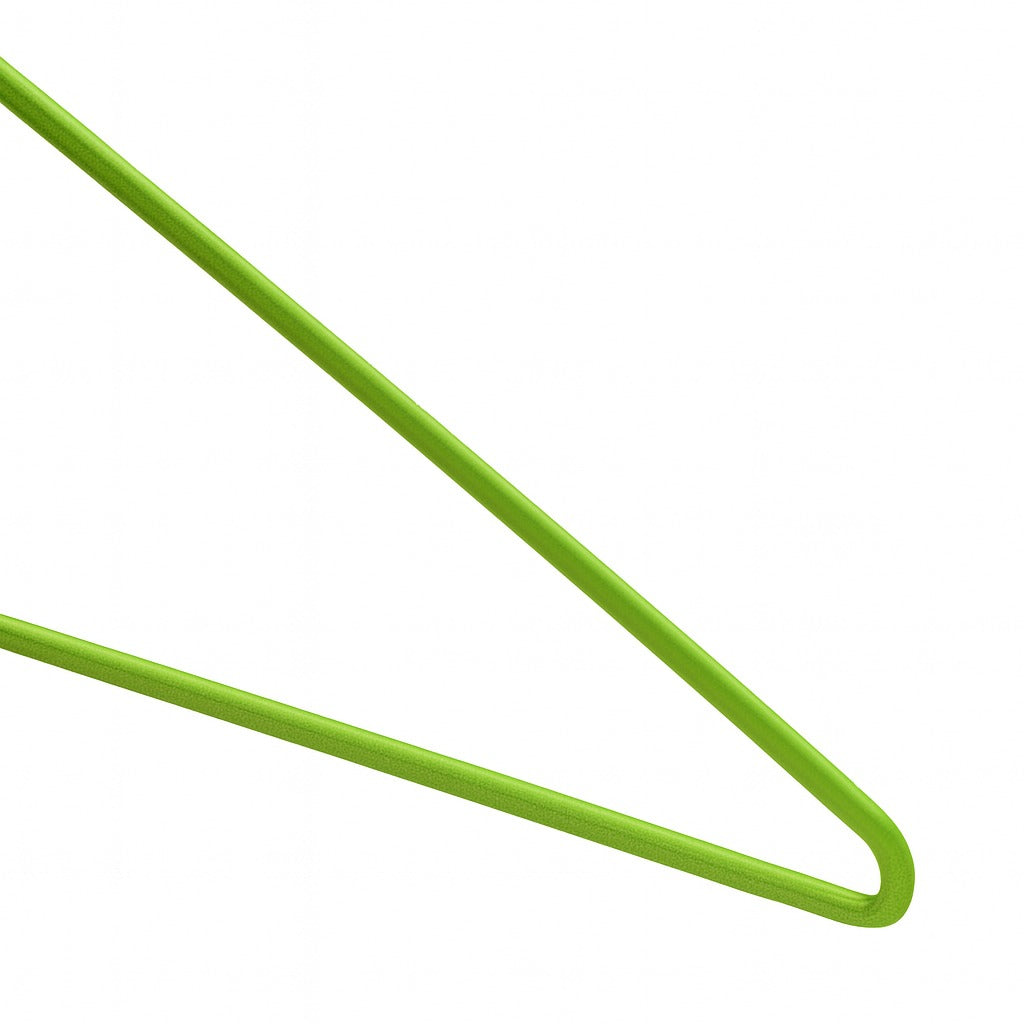 Premium Green Metal Coat Hangers 10 Gauge - Plain