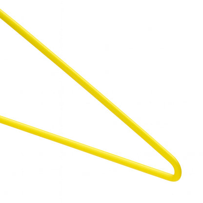 Premium Yellow Metal Coat Hangers 10 Gauge - Plain