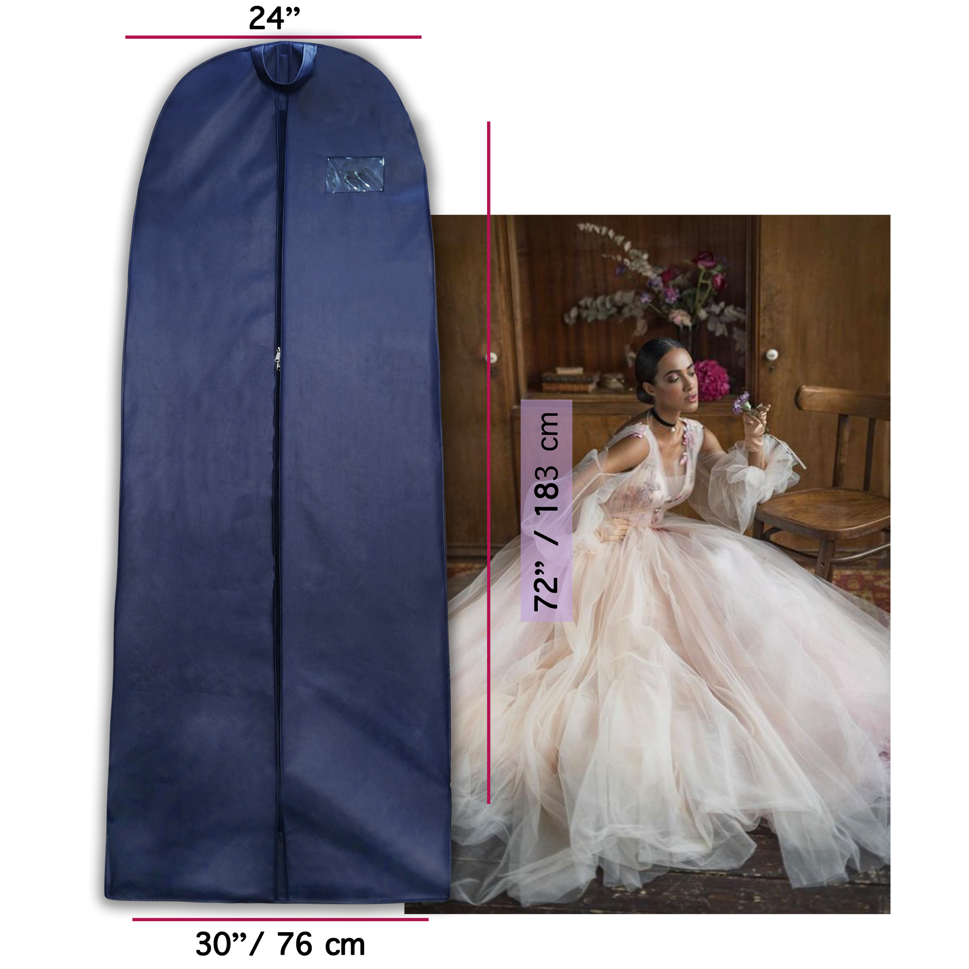 wedding Dress Covers  72 Breathable & Eco-Friendly Storage Bag