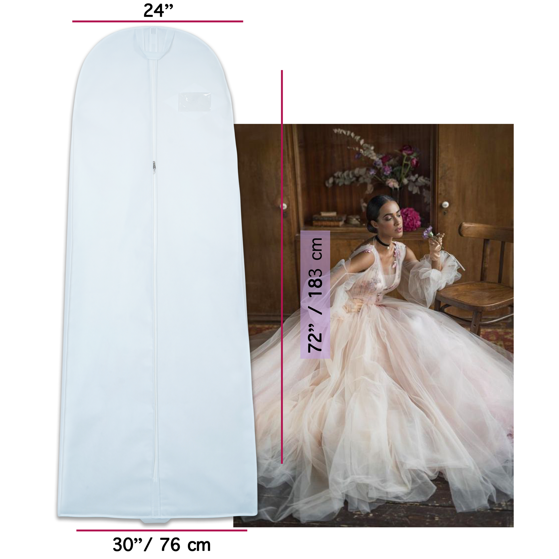 Breathable dress covers deals