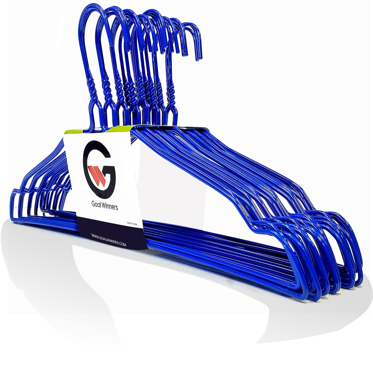 White Wire Coat Hangers  Space-Saving & Economical Clothes Hangers - Goal  Winners